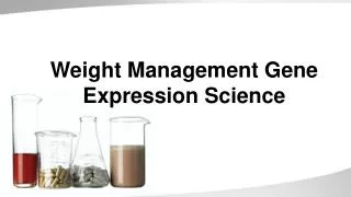 Weight Management Gene Expression Science