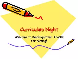 Curriculum Night