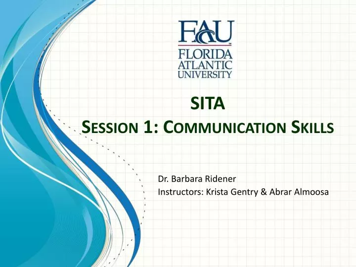 sita session 1 communication skills