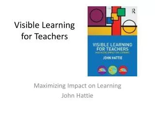 visible learning for teachers