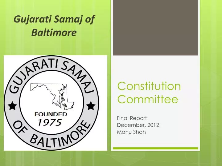 constitution committee
