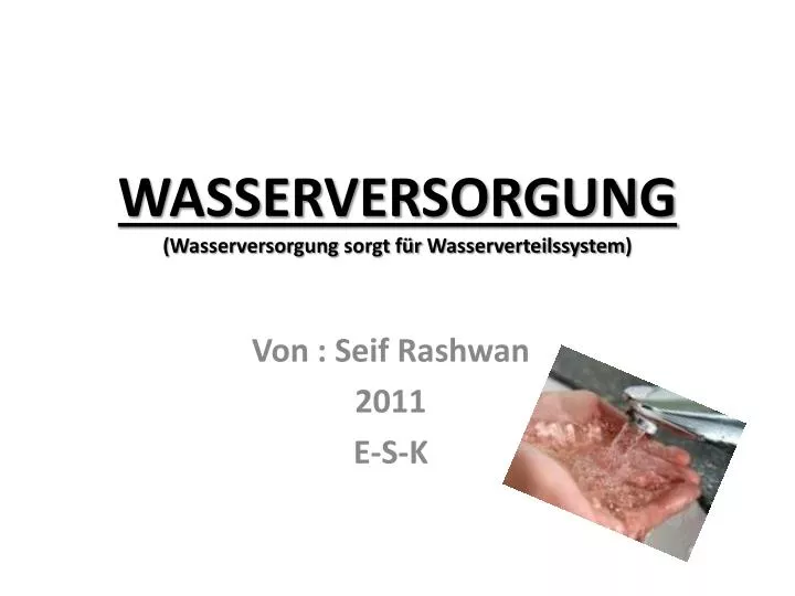 wasserversorgung wasserversorgung sorgt f r wasserverteilssystem