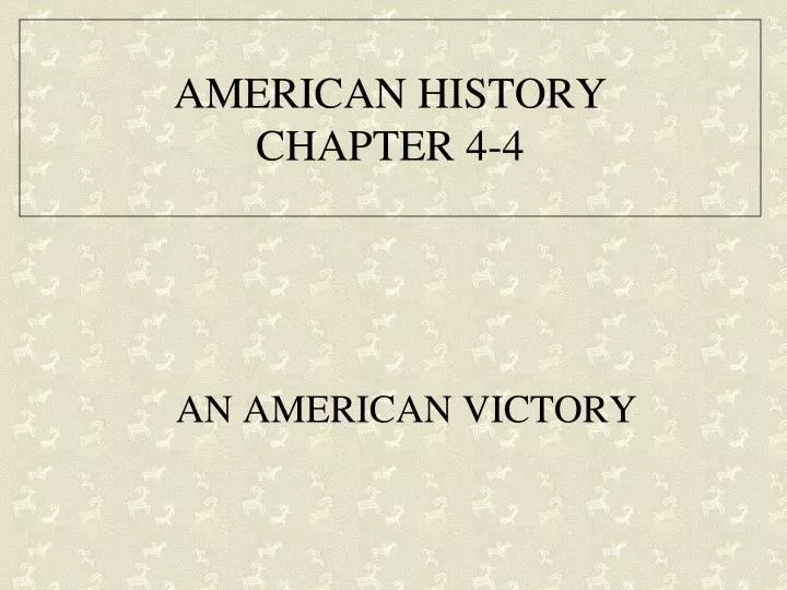 american history chapter 4 4