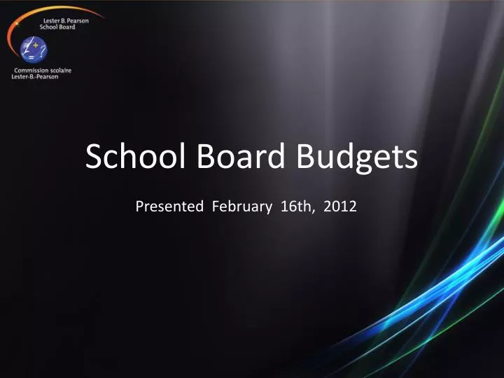 school board budgets