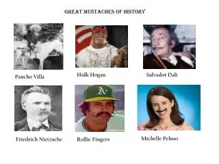Great mustaches of history