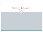 Voting Behavior - slide 1