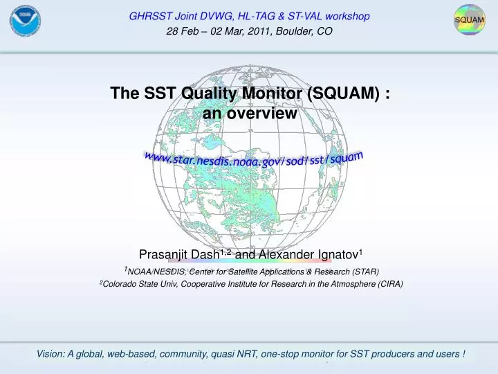 the sst quality monitor squam an overview