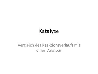 katalyse