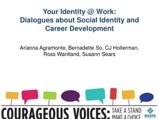 Your Identity @ Work: Dialogues about Social Identity and Career Development