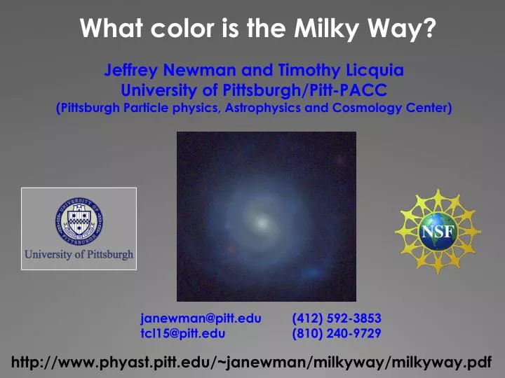 what color is the milky way