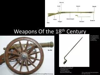 Weapons Of the 18 th Century