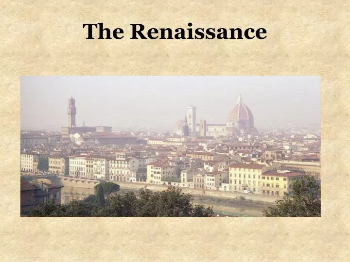 the renaissance