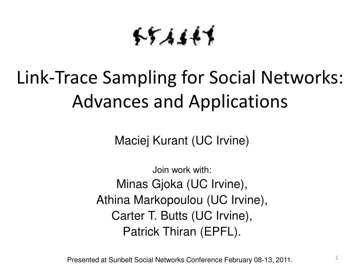 link trace sampling for social networks advances and applications