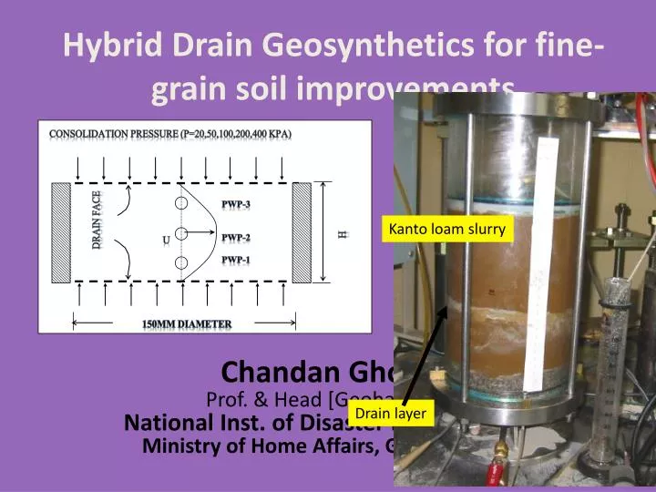 hybrid drain geosynthetics for fine grain soil improvements