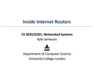 Inside Internet Routers