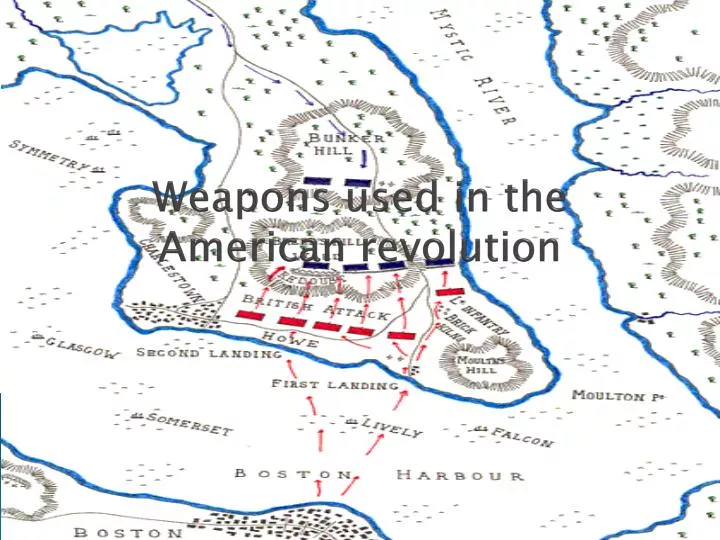 weapons used in the american revolution