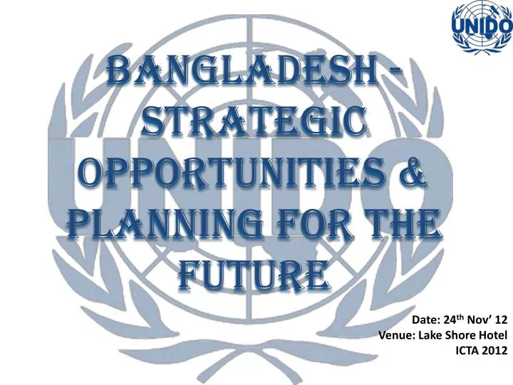 bangladesh strategic opportunities planning for the future