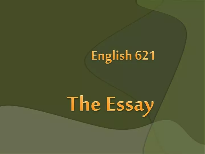 english 621