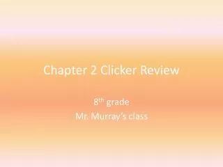 chapter 2 clicker review