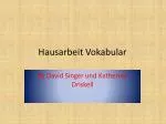 Hausarbeit Vokabular - slide 1