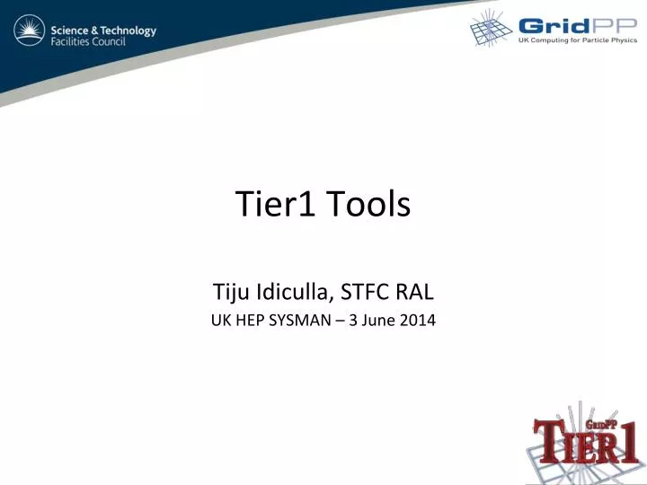tier1 tools