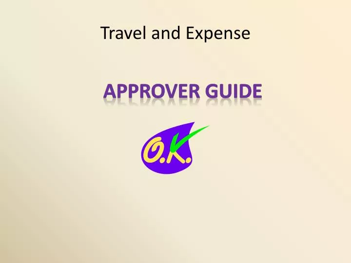 travel and expense