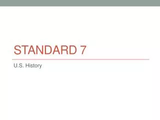 Standard 7
