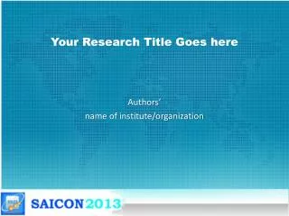 your research title goes here