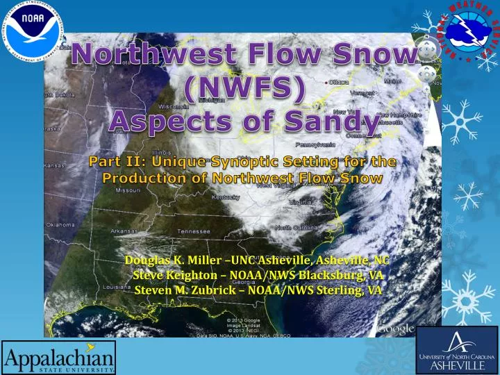 northwest flow snow nwfs aspects of sandy