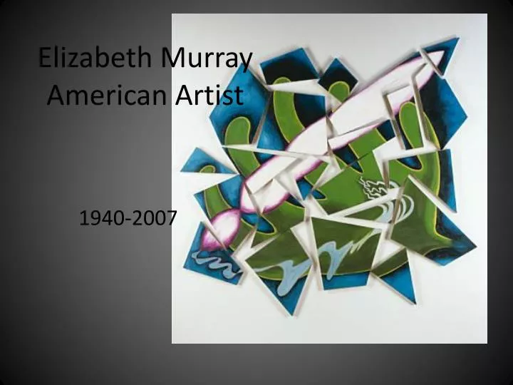 elizabeth murray american artist