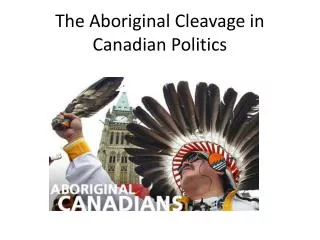 The Aboriginal Cleavage in Canadian Politics