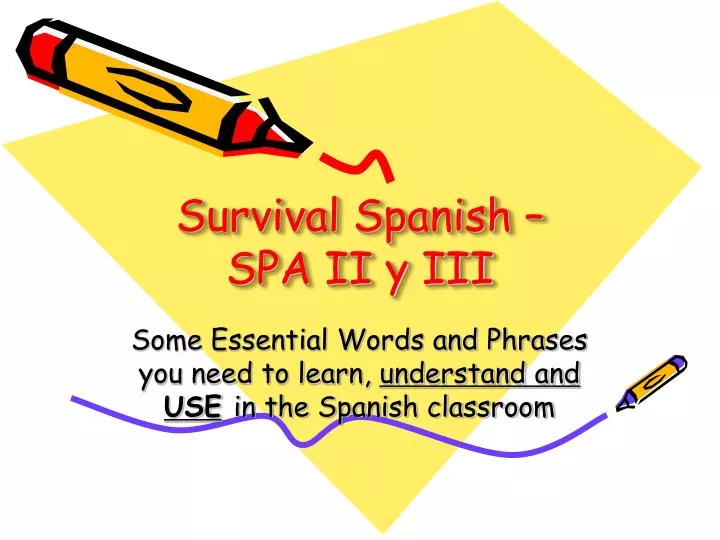 survival spanish spa ii y iii