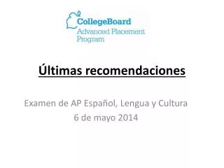 ltimas recomendaciones