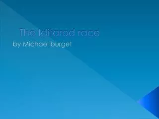 The Iditarod race