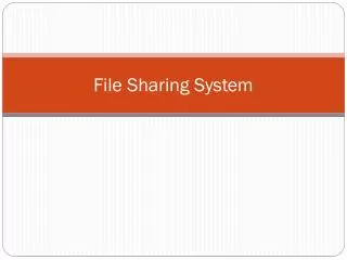 File Sharing System