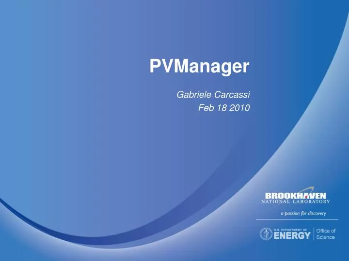 pvmanager