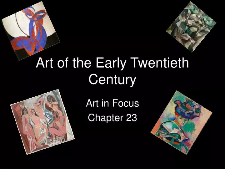 art of the early twentieth century