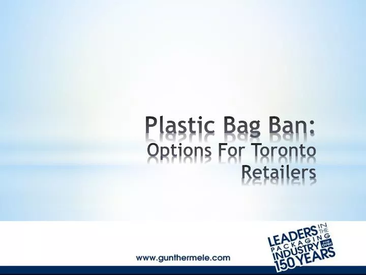 plastic bag ban options for toronto retailers
