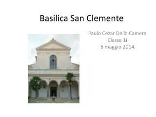 Basilica San Clemente