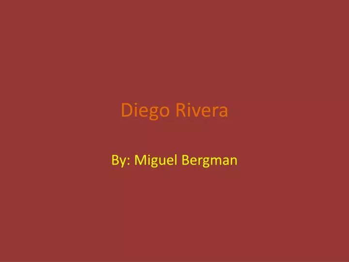 diego rivera