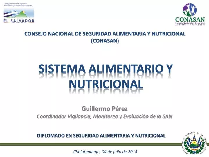 sistema alimentario y nutricional