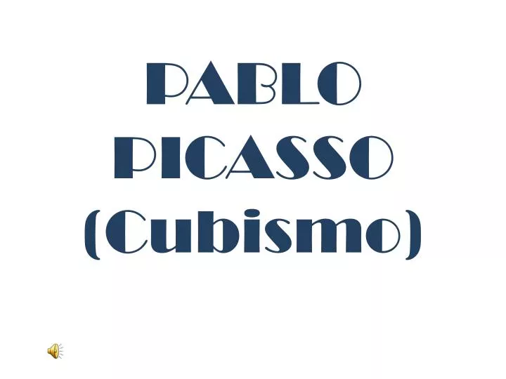 pablo picasso cubismo