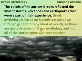 Greek Mythology Ancient Greece