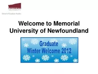 Welcome to Memorial University of Newfoundland