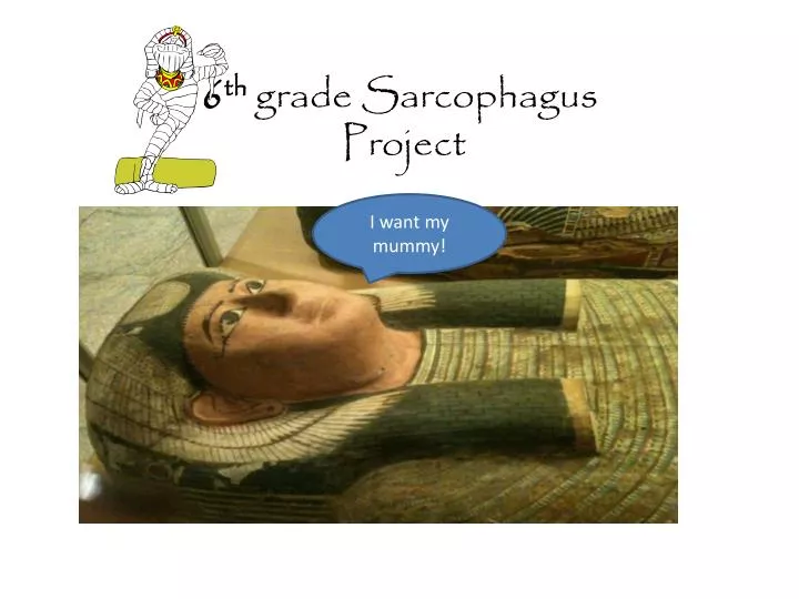 6 th grade sarcophagus project