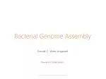 Bacterial Genome Assembly - slide 1