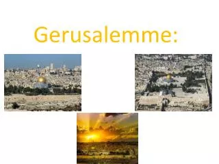 gerusalemme