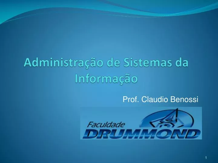 administra o de sistemas da informa o