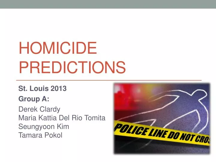 homicide predictions