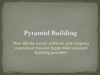 Pyramid Building